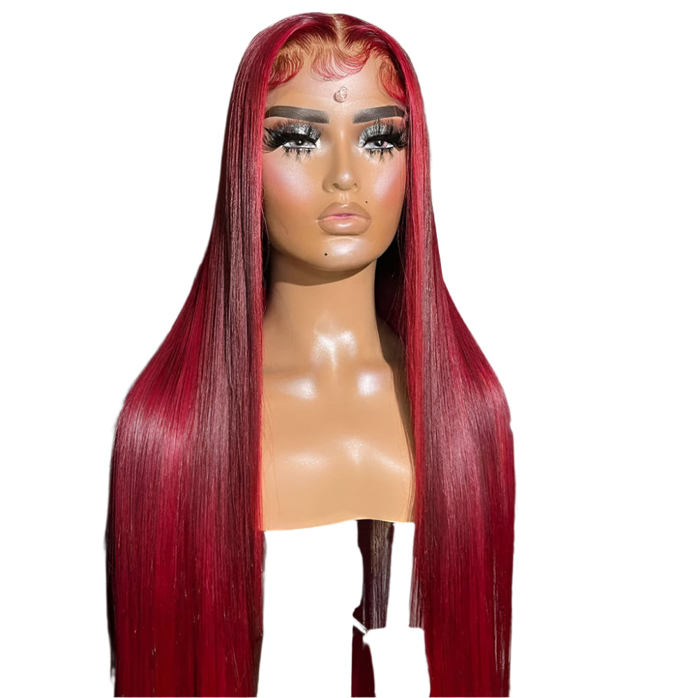 Soft Touch Burgundy Silky Straight